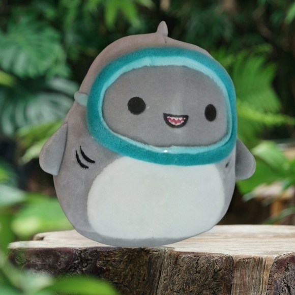 Kellitoy squishmallow mini sealife plush gordon the shark "5"inch - Picture 1 of 6